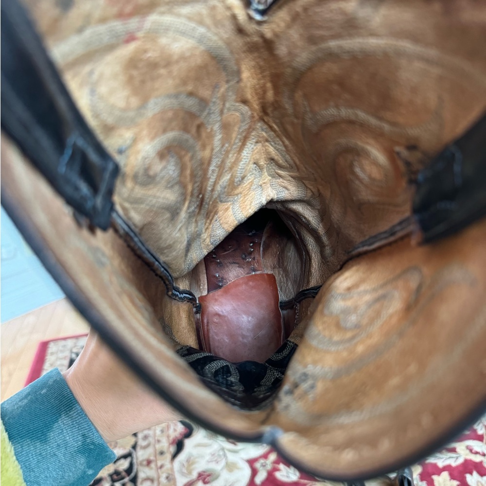 TONY LAMA WESTERN COWBOY BOOTS - Picture 7 of 8